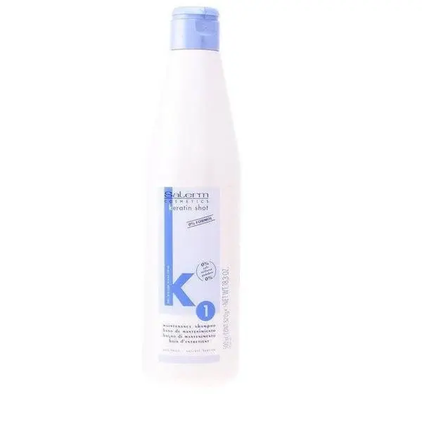 Keratin Smoothing Maintenance Shampoo for Straight Hair, Professional Haircare Aftercare and Color Maintenance, Liquid Formula, 500 ml / 18.2 oz, Mask