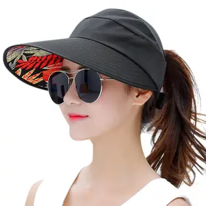 Sun Hats for Women Wide Brim UV Protection Sun Hat Summer Beach Packable Visor