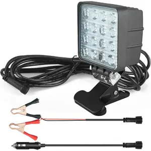 40W 12V 6000K LED Boat Docking Headlights Pod Lights, Above Water Flood Marine LED Light for Kayak Bass Jon Fishing Boat, Spreader Stern Light for T-top Deck Driving Truck
