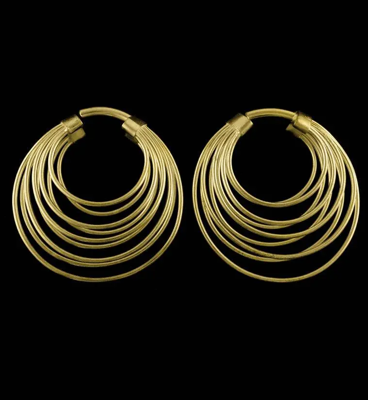 Multi Hoop Brass Ear Weights Multi Hoop Brass Ear Weights