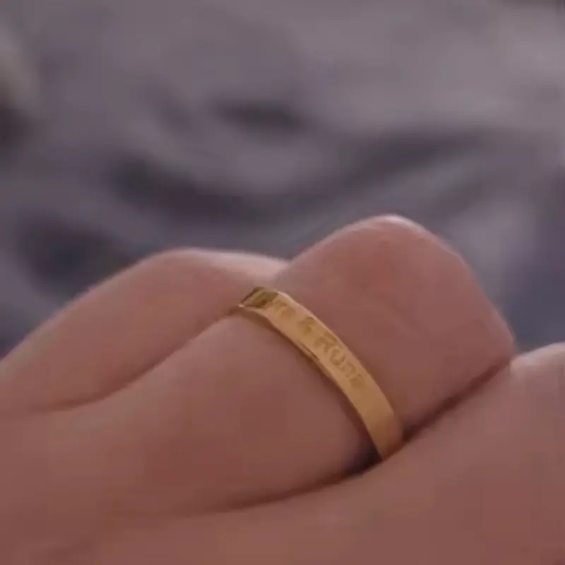 Name Keepsake Ring - Elegant Design for Everyday Wear Name Keepsake Ring - Elegant Design for Everyday Wear
