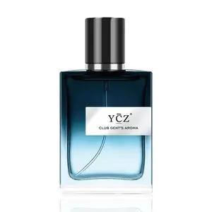 YCZ Club Gent's Aroma Eau de Parfum 1.7oz - Long Lasting Nightclub Essential with Aldehydes Lemon Mint Citrus Musk Amber for Captivating Oud Body Scent Aromatic Woody Fragrance