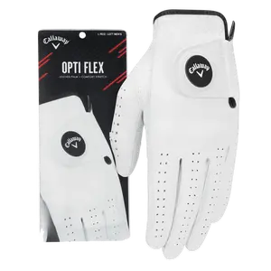 Callaway Golf Women's OPTI FLEX Golf Glove in White | Size: Large