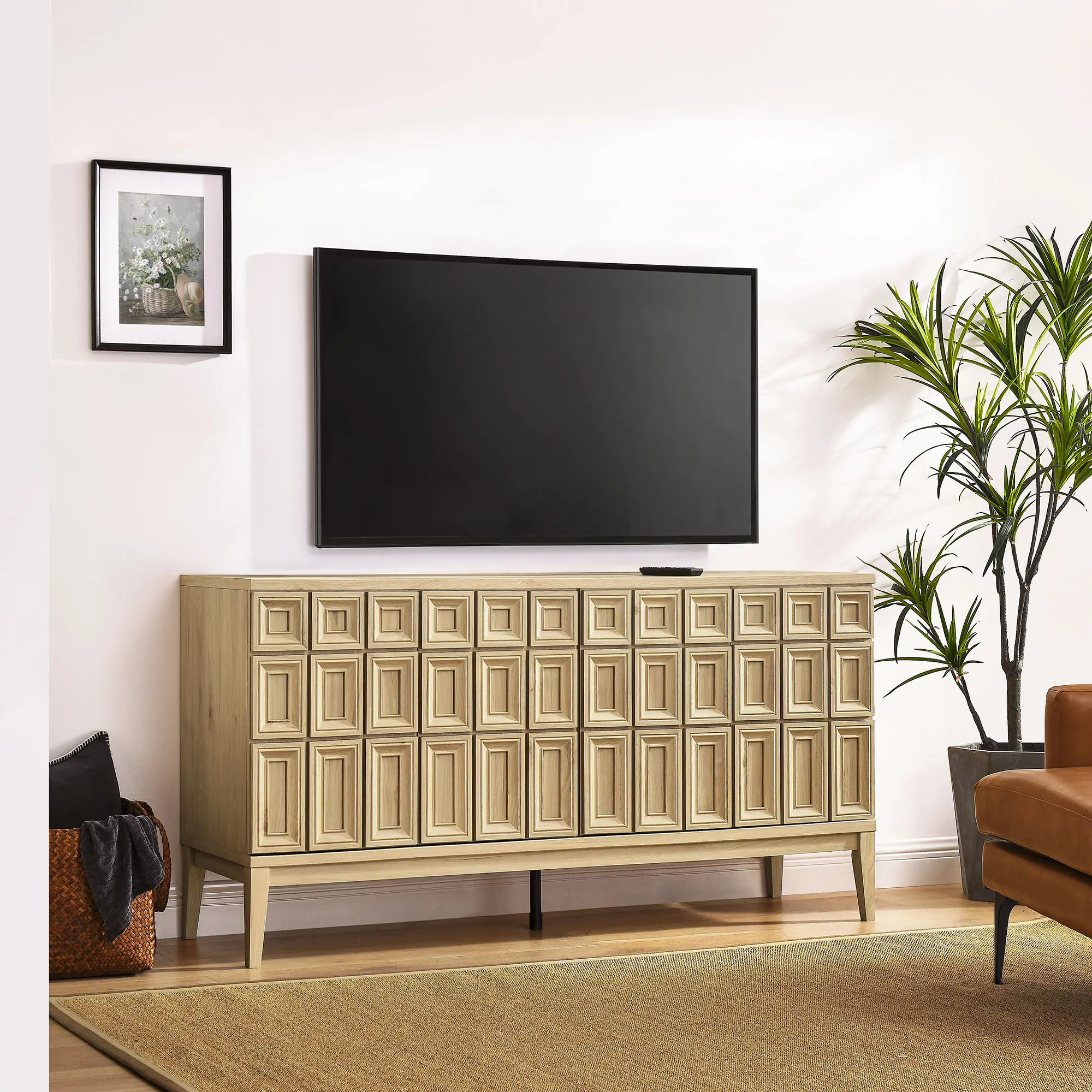 Samos 62" Sideboard in Hickory