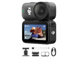DJI Osmo Nano Standard Combo (128GB) - Small 4K/60fps Vlogging Camera with a 1/1.3″ Sensor, 143° Wide FOV Video, 200-Min Recording, Swift Content Transfer, Magnetic POV Cam 4K for Sports, Vlog