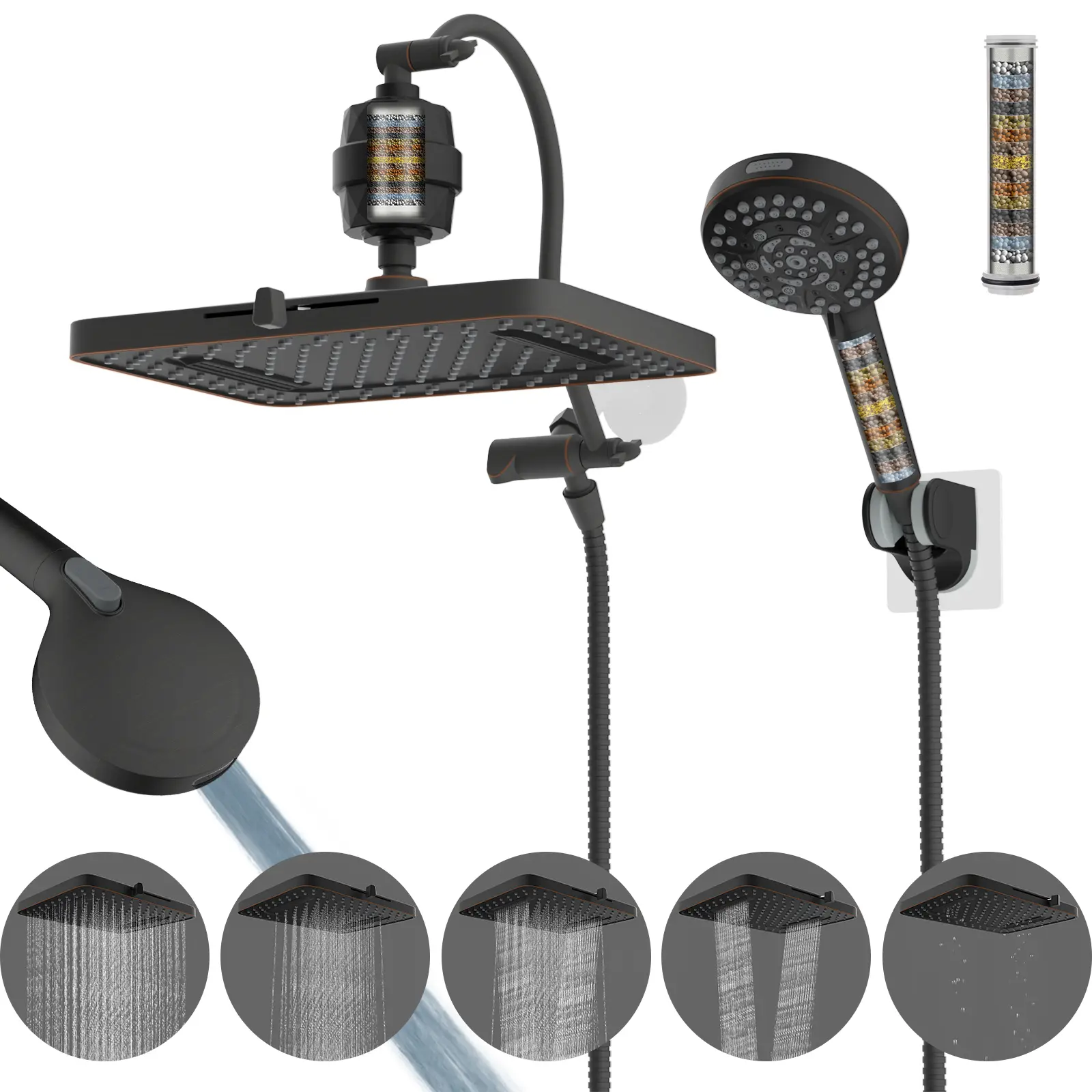 Square 13‘’ with Filter - Oil Rubbed Bronze