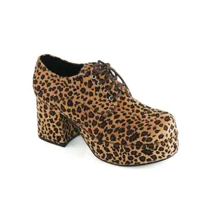 Men's Leopard Platform Pimp Shoes