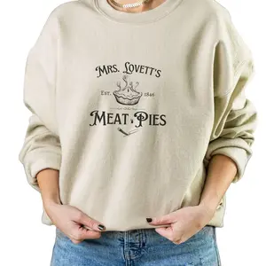 SWEENEY TODD Musical Inspired Mrs. Lovett's Meat Pies Theater Kid Sweatshirt | Broadway NYC Josh Groban Play Subtle Merch