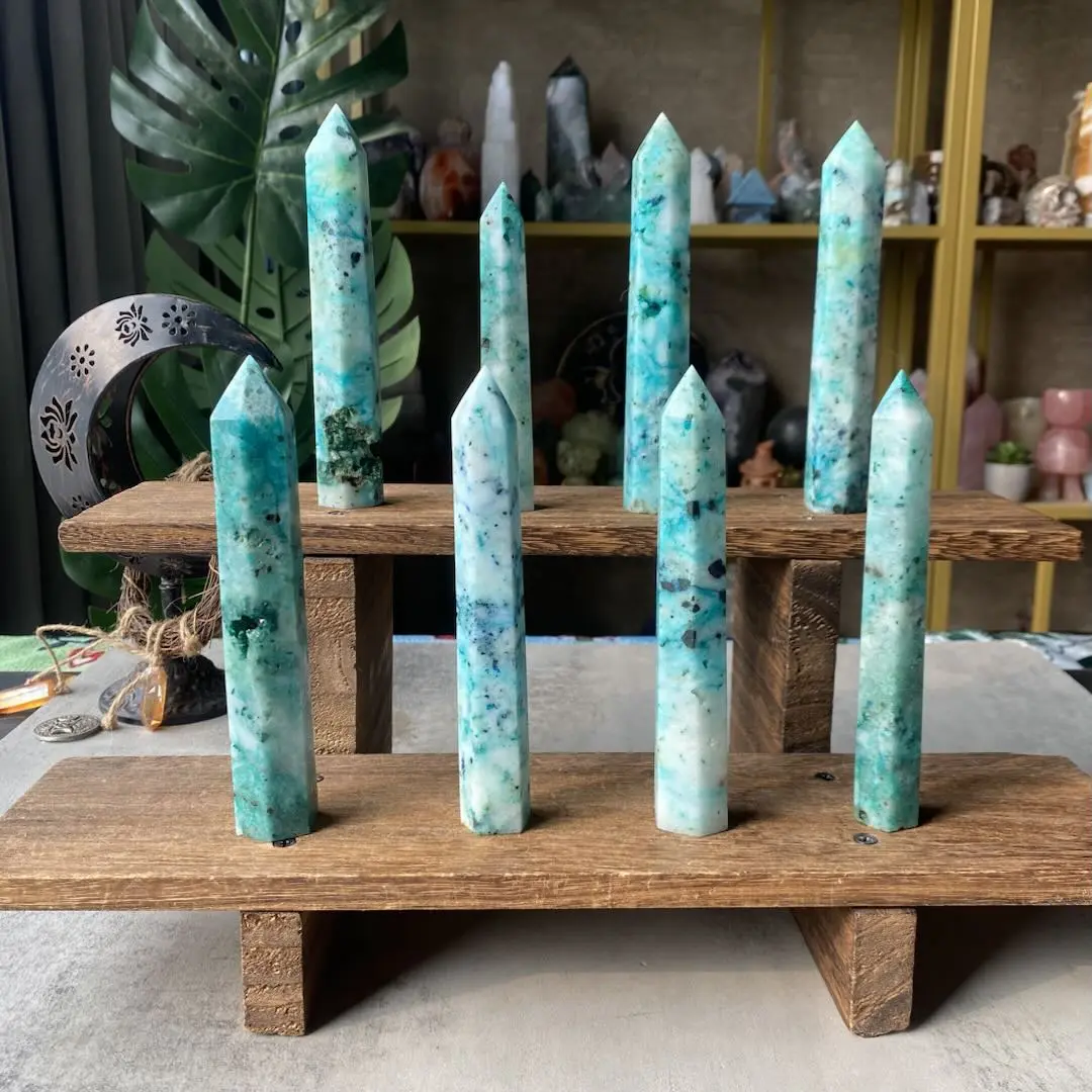 Natural Crystal Phoenix Stone Tower  Collection
