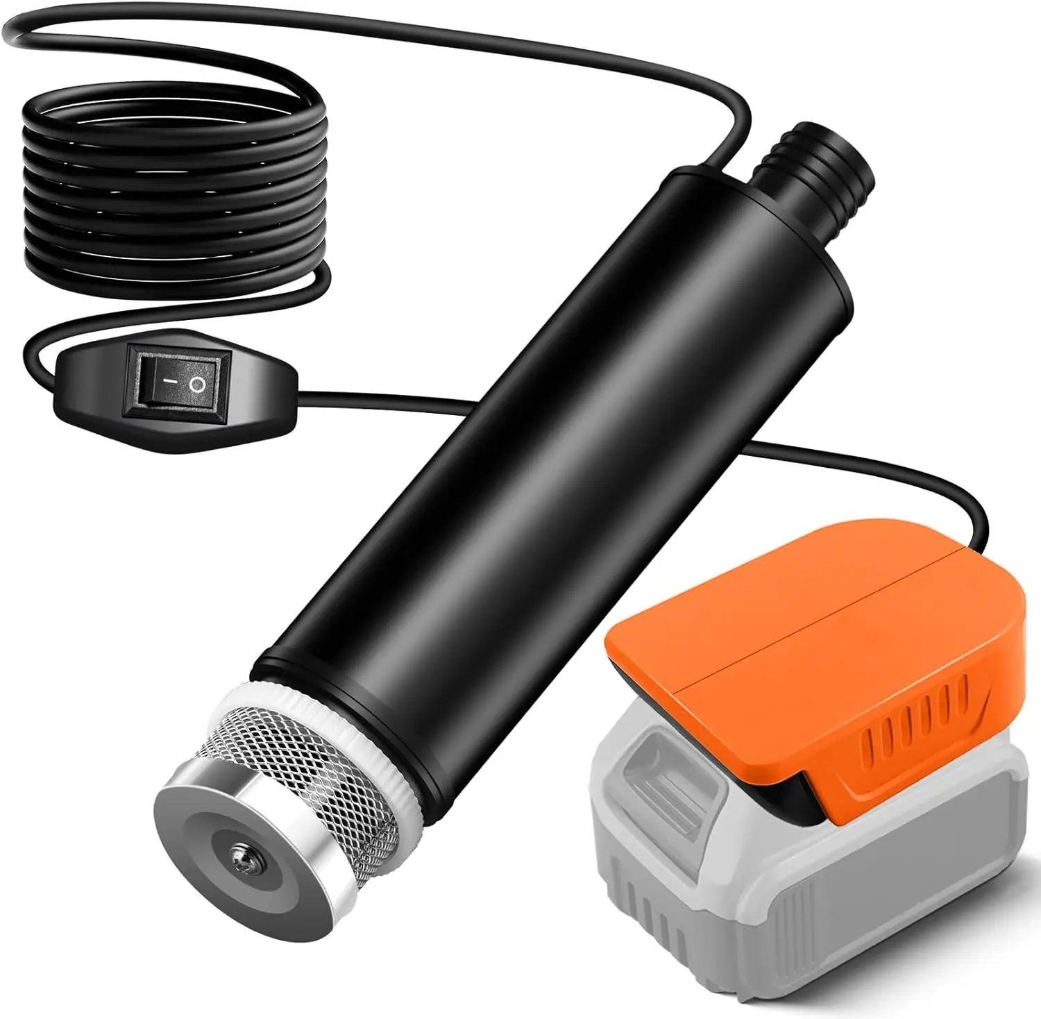 Cordless Mini Water Transfer Pump (Bare Tool, Battery Excluded) for Dewalt 20V-60V Batteries, 635GPH High Flow Rate for Pool Draining, Fish Tank Management, Garden & Pond Maintenance