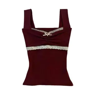 Y2K Lace Trim Camisole
