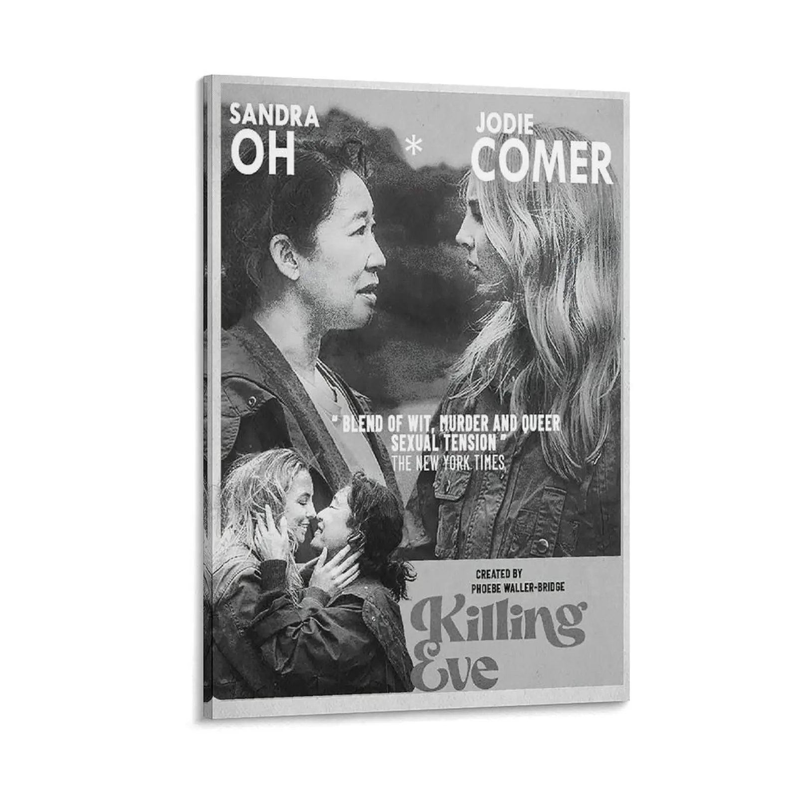 Killing Eve Famous TV Series Cover Poster (24) Canvas Poster Bedroom Decor Sports Landscape Office Room Decor Gift