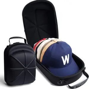 Hard Shell Hat Storage Box, Portable Anti-Compression Hat Case, Perfect for Luggage, Keeps Hats Shaped, Travel Essential