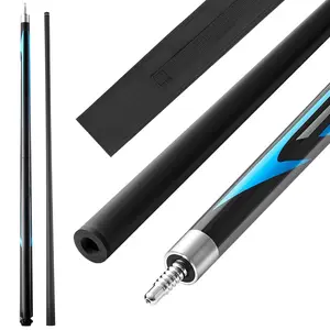 Pool Cue 1-Piece Jump Break Cue, 58-Inch Length, 19.5-Ounce Weight, Carbon Fiber Shaft with Maple Butt, Break Cue Stick for Billiards, Heavy Duty Jump Break Cue for Adults, Home, and Office Use