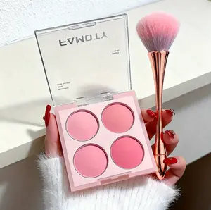 Four Color Natural Cream Blushes Makeup Easy To Apply Blusher Cream Non Fading Long Lasting Facial Suitable For Beginners Beauty Cosmetic