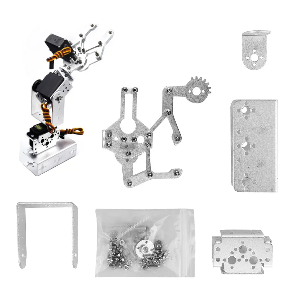 3DOF DIY Robot Arm Kit with 3x MG995 Servos