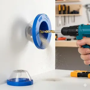 Dust Collection Bowl for Power Tools: Efficient Drill Dust Control, Keep Work Area Clean. Must-Have for Home Renovation & DIY Projects.