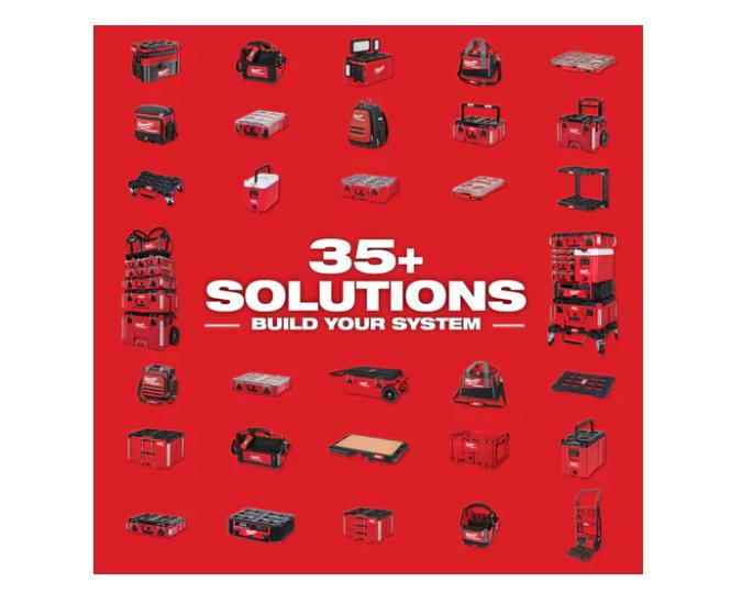 Milwaukee 48-22-8424 75-Pound Capacity Polymer Packout Standard Tool Box - New