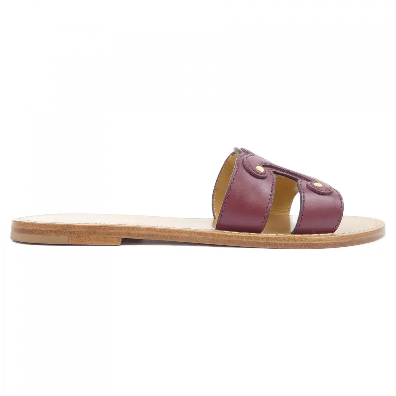 Pre-owned Celine Calfskin Small Leather Goods 352413767C Sandals