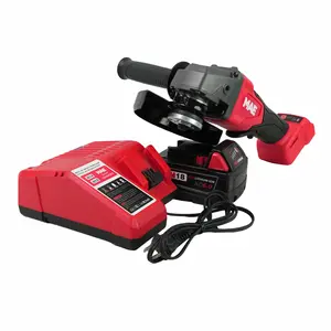 MAE 125mm Brushless Angle Grinder, 18V Variable Speed For Metal Cutting And Polishing Work high-quality tool car repair gadget