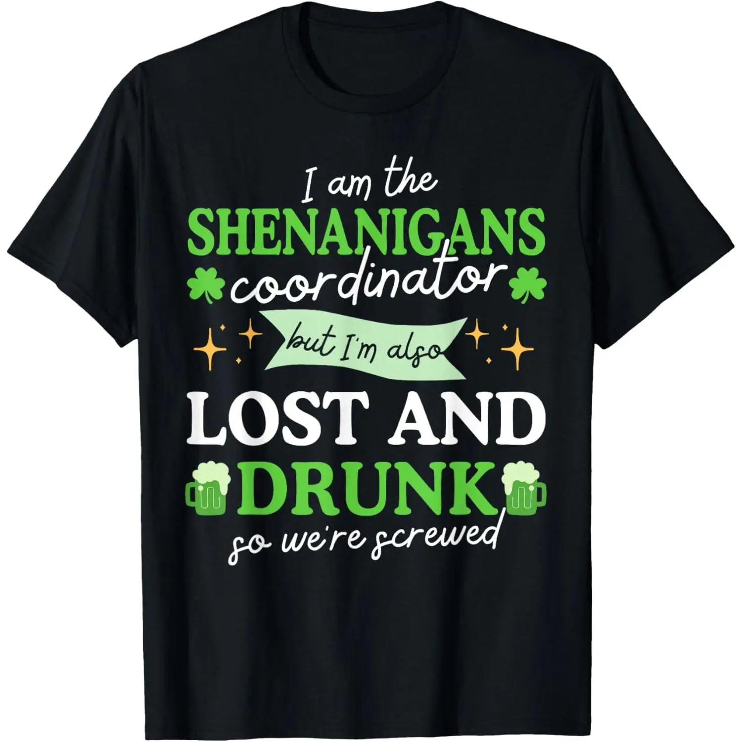 Shenanigans Coordinator TShirt Celebrating Irish St Patricks Day