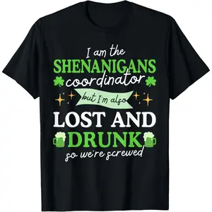 Shenanigans Coordinator TShirt Celebrating Irish St Patricks Day
