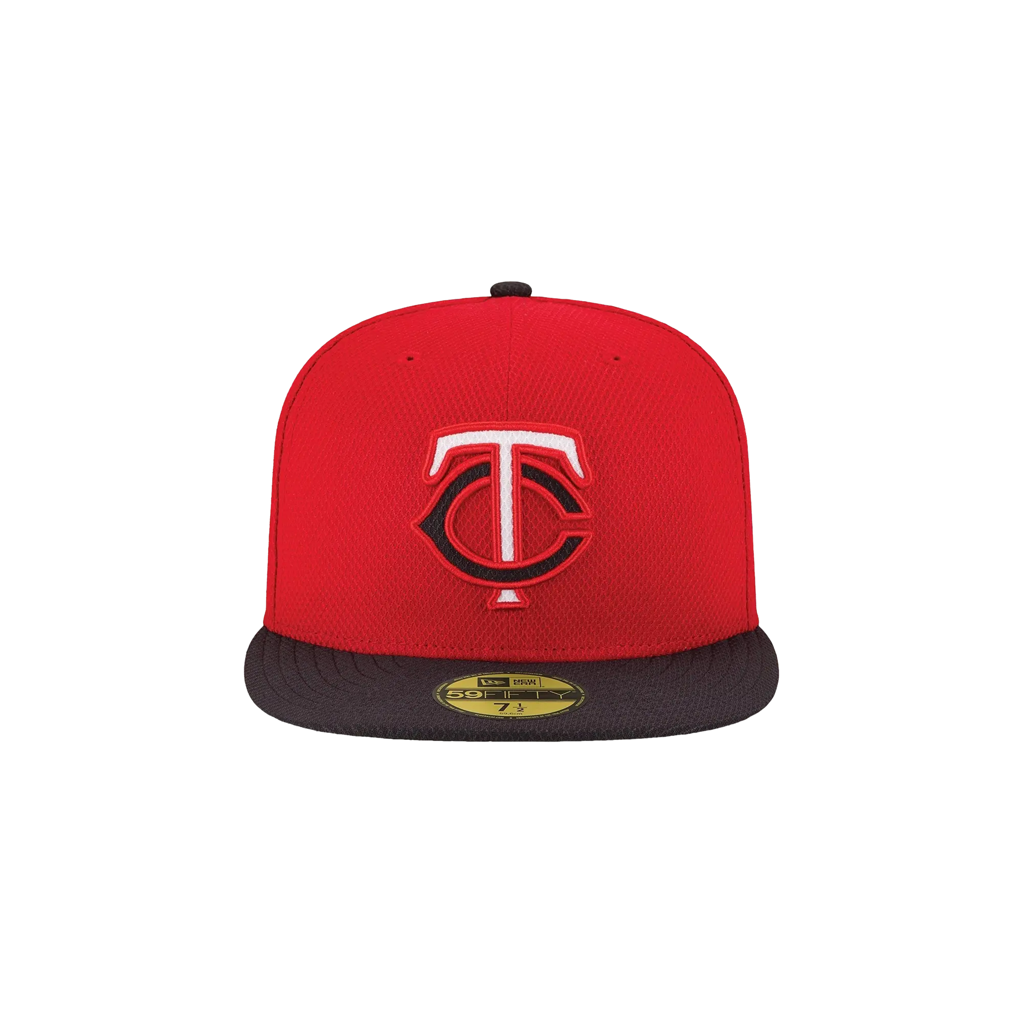 59FIFTY Minnesota Twins Diamond Era Fitted Hat "Red / Black - Brim" NE579