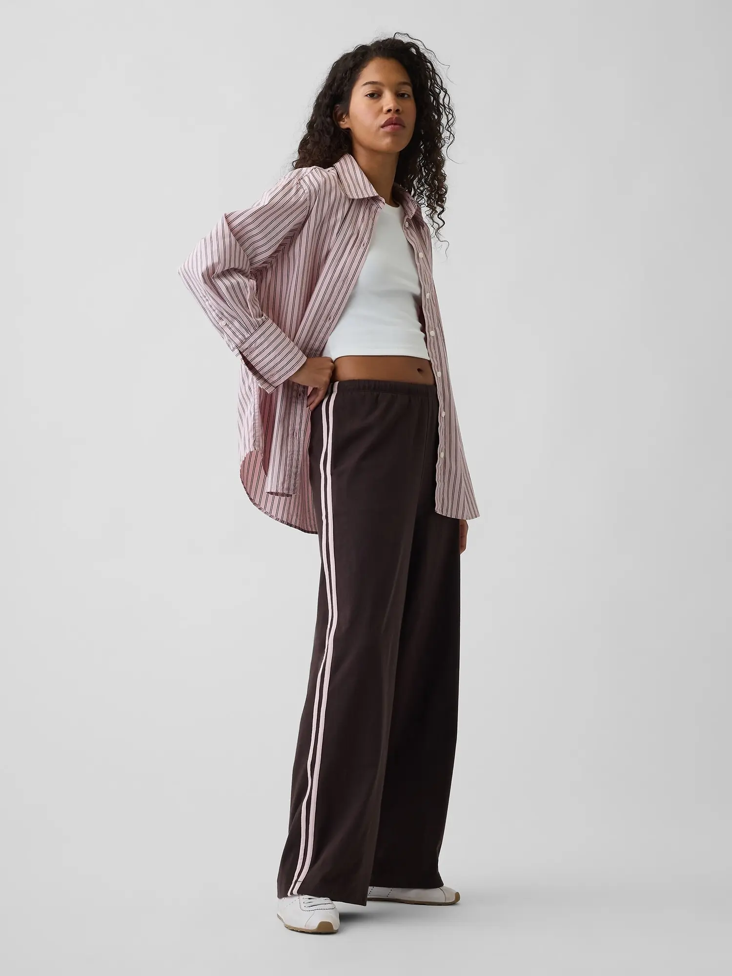 Gap Women's Knit Relaxed Track Pants Gap Women's Knit Relaxed Track Pants