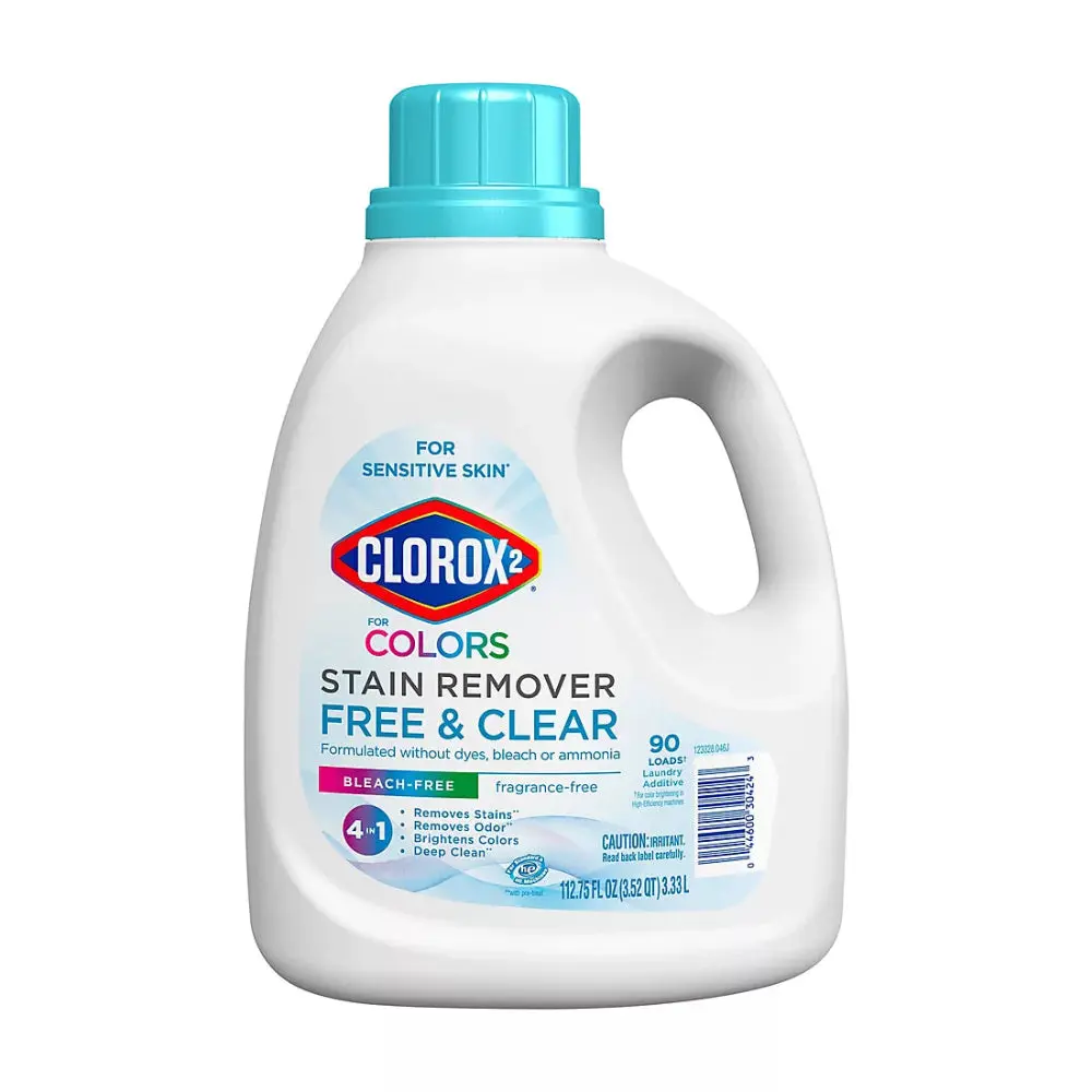 Clorox 2 for Colors Stain Remover and Laundry Additive - Free & Clear, 90 loads/112.75 oz.