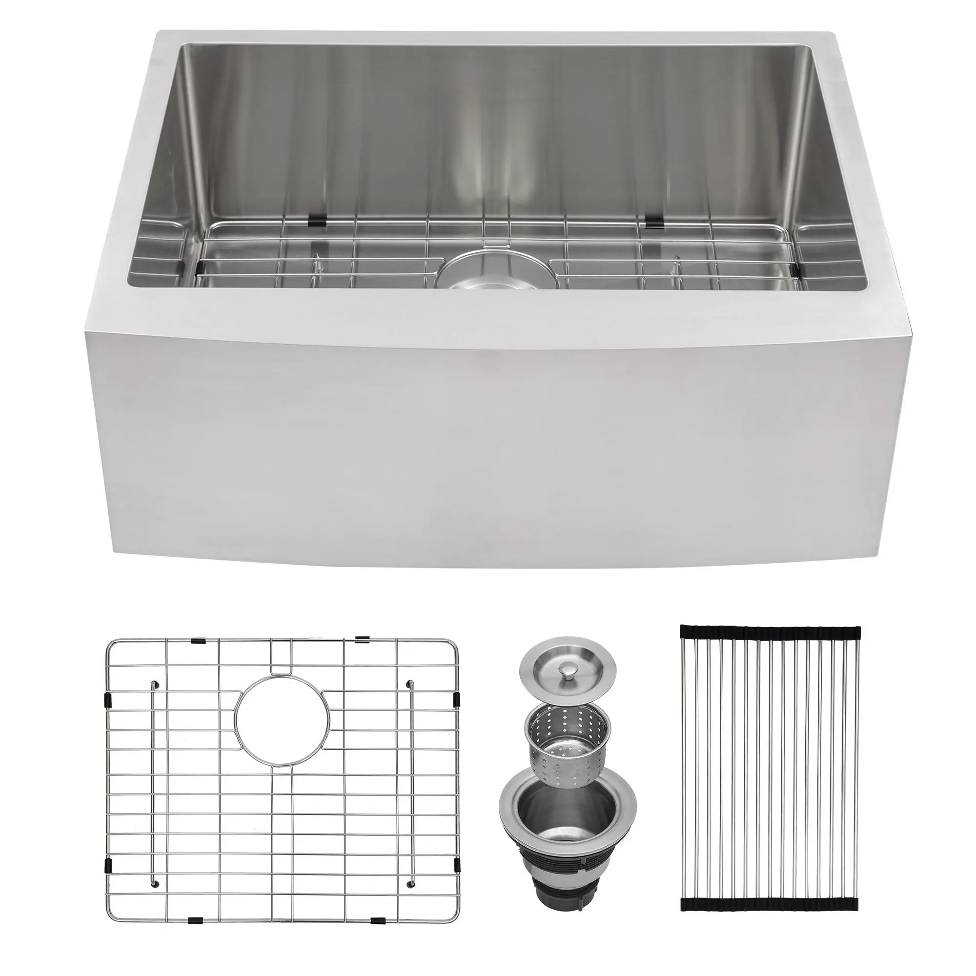Farmhouse Kitchen Sink Stainless Steel Apron Front