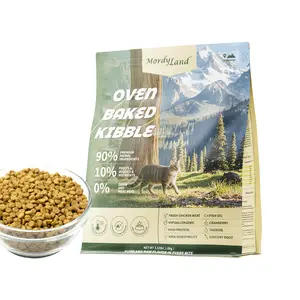 MordyLand Grain-Free Dry Cat Food, High-Protein with 90% Real Chicken & Animal Ingredients, Supports Urinary Tract & Hairball Control, 3.53 lb Bag