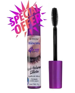 Prosa Mascara 4 IN 1 Maxi - Volume Silicon Brush Waterproof Formula Product from Mexico