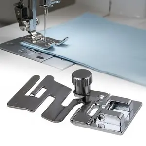 Adjustable Pressure Non-Slip Sewing Machine Presser Foot for Stretchy Fabrics, Compatible with Thin Cotton, Linen, Denim & Lace Sewing DIY, Single or 2-Pack for Home Crafting & Quilting