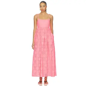BEACH RIOT Valory Maxi Dress in Seashell Pink