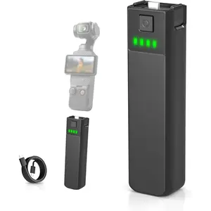 5000mAh    Handle fit for   Pocket 3 and Xtra Muse,Built-in 22.5W  Charge and Reserved 1/4" Thread