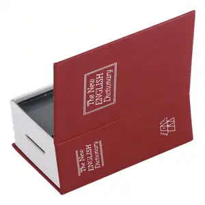 Decorative Secret Hidden Storage Dictionary Book Safe with Key Lock Hidden Diversion Stash Box for Home Office Storing Cash Jewelry Important Valuables 4 5x3 15x1 77 Inches