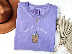 Comfort Colors Coffee Shirt Iced Coffee Lover Gift Coffee Lover Tee Funny Coffee Gift Coffee TShirt Coffee T-Shirt Trendy Coffee Lover Shirt