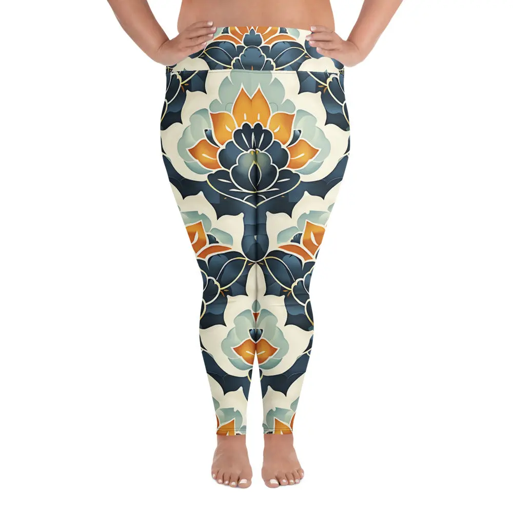 "Lotus" Plus Size Leggings