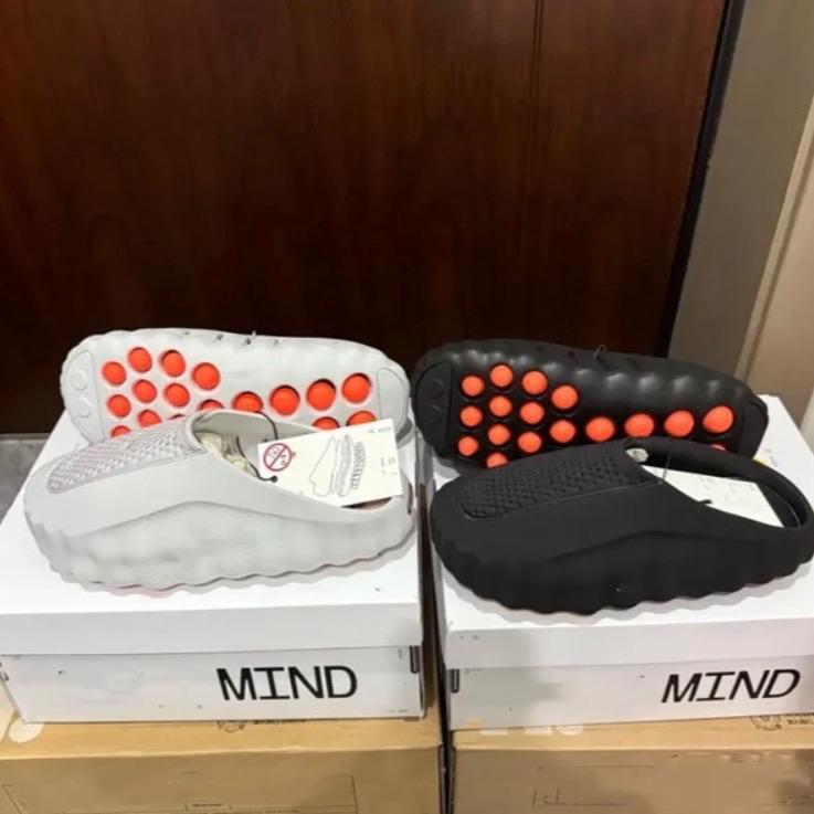 Mind 001 Slide Desginer Slides Slippers New Tech Comfortable Slipper Bone White Solar Red Black