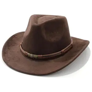 BELTROAD Cowboy Hat for Men Women Classic Cowgirl Hat Wide Brim Western Women Mens Cowboy Hats Christmas Cowgirl Hats Gifts