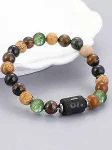 Zodiac Sign Bracelet, Fashionable Handmade Beaded Bracelet for Women & Men, Trendy All-match & Exquisite Jewelry for Birthday Gift, Bohemian Bracelets