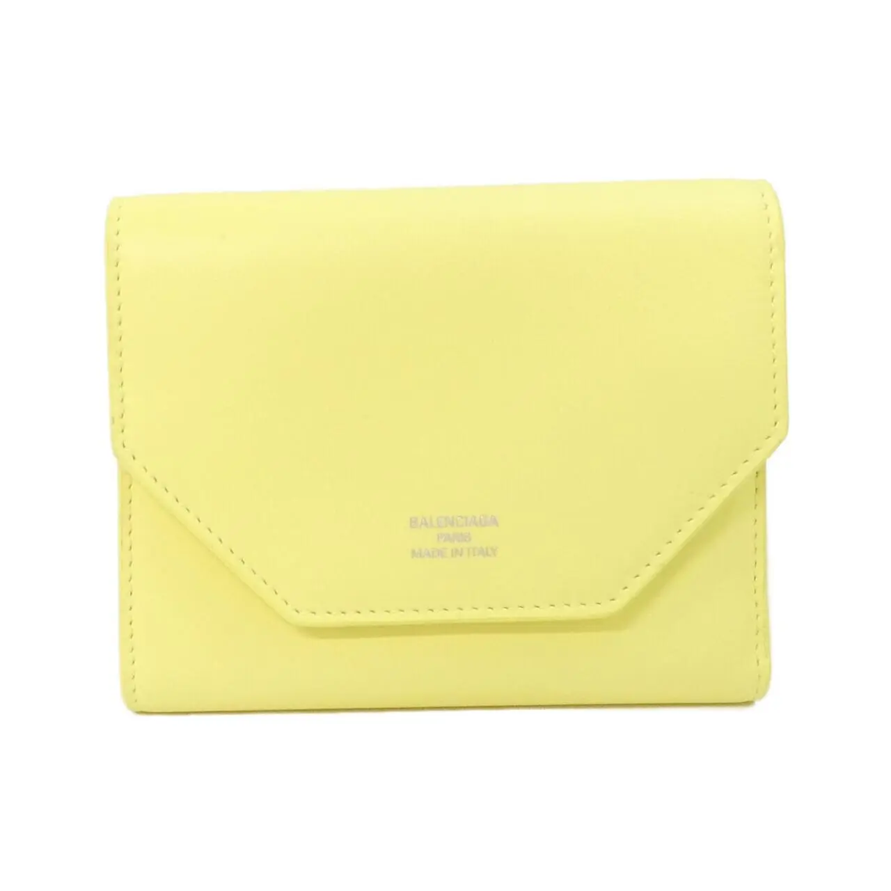 Pre-owned Balenciaga Calfskin Small Leather Goods ENVELOPE BIFOLD WALLET Calf Wallet