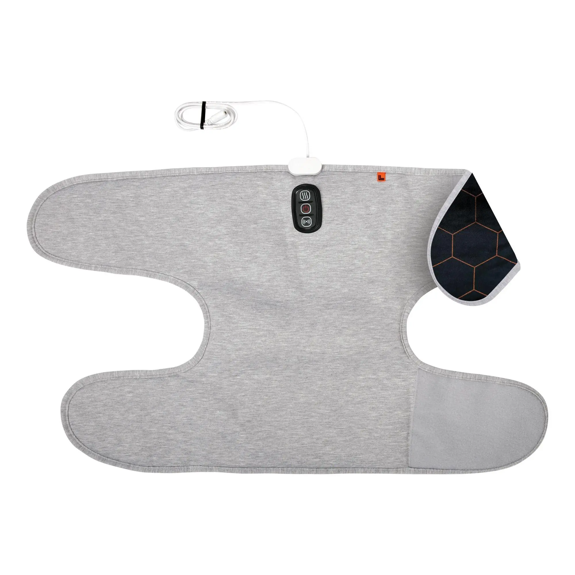 Sharper Image Calming Heat Copper and Charcoal Knee Wrap