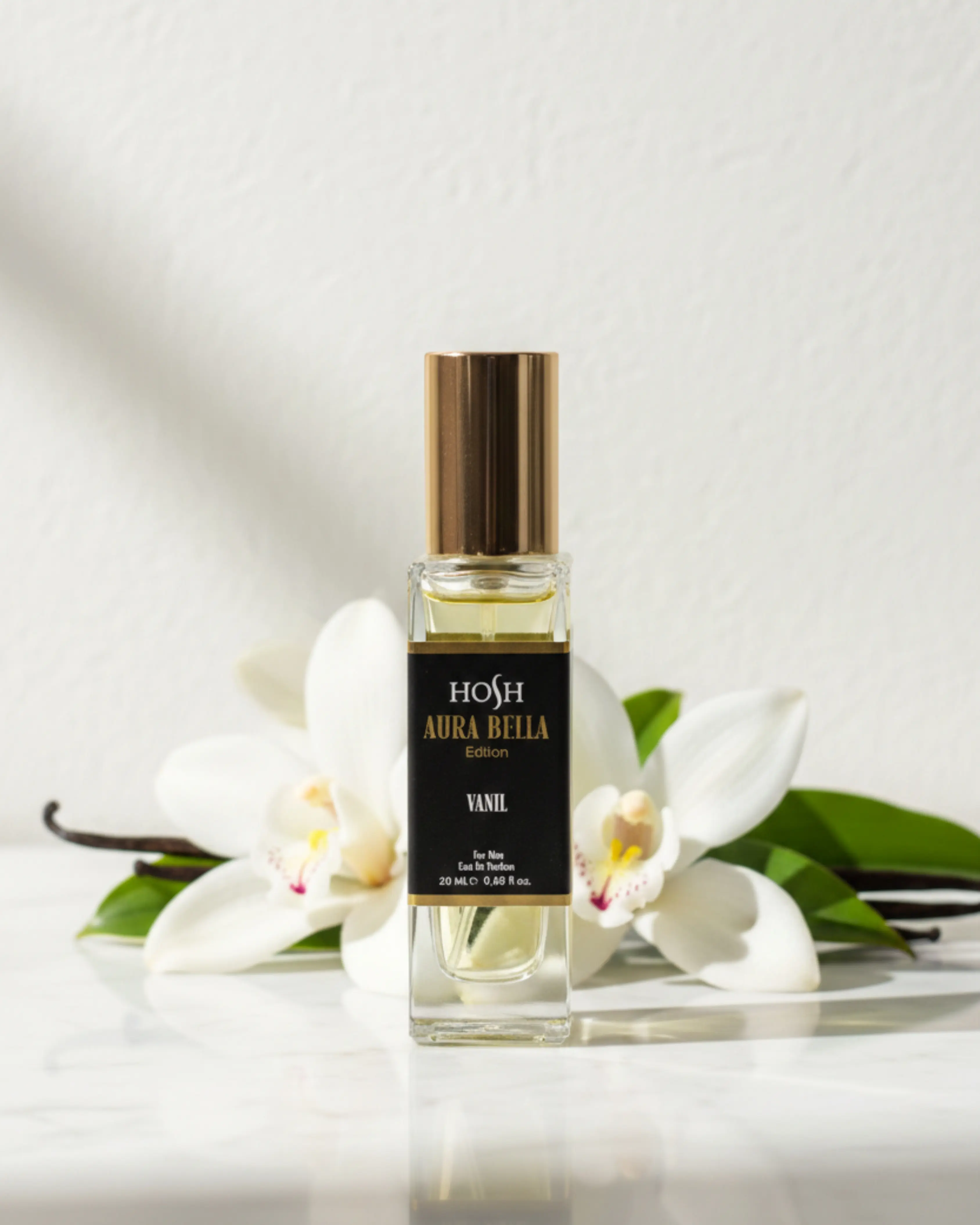 HOSH Aura Bella Edition Vanil 20ml - Premium Fragrance for Car, Elegant Vanilla Scent, 0.68 fl oz, Ideal for Everyday Use