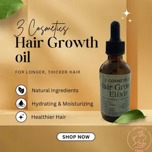 Z Cosmetics Natural Hair Oil – Handmade Blend for Growth & Shine