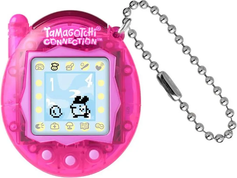 Tamagotchi Connection - Translucent Pink  [COLLECTIBLES] Collectible, Interactive Game