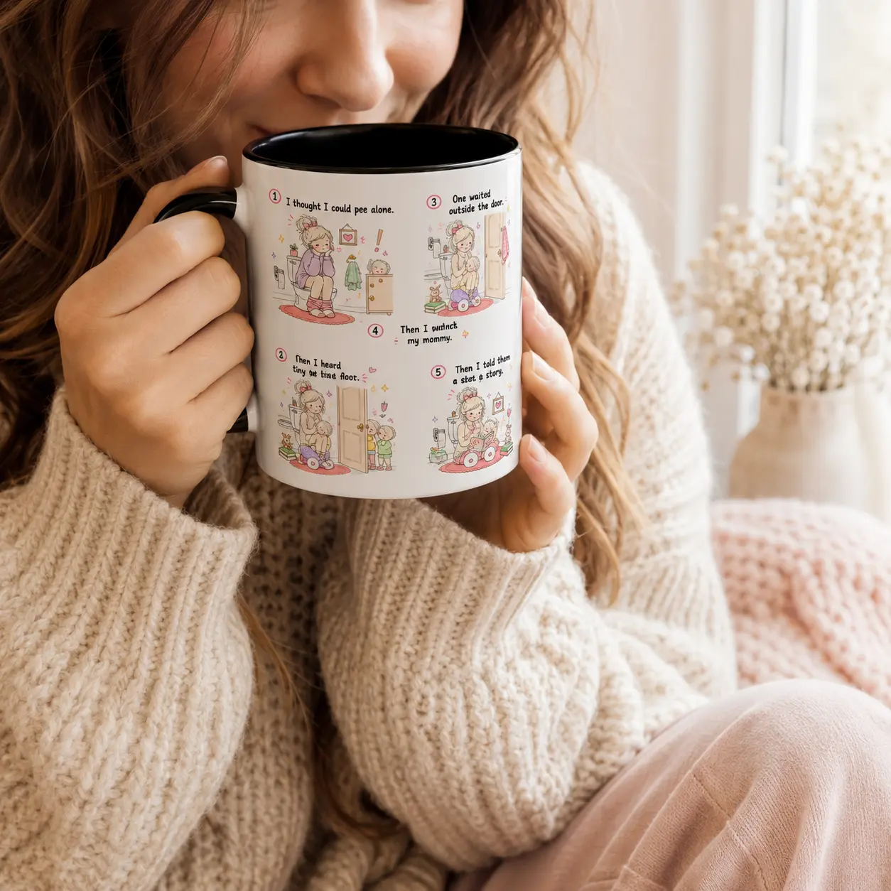 Funny Twin Mom Mug | Bathroom Break Coffee Mug