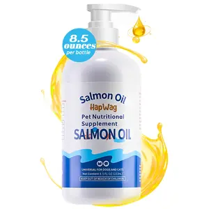 Salmon Oil for Dogs and Cats, 32 oz - Omega-Rich Supplement for Healthy Skin & Coat, Joint & Immune Support - All-Natural Fish Oil Liquid - Premium Pet Care