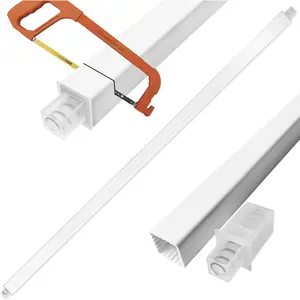 24-Inch Replacement Towel Bar Rod Spring End Wall Mount for Bathroom and Kitchen Towel Storage