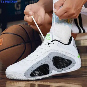 Men/Women Basketball Shoes TPU High rebound soleCourt Training Shoes Breathable Wear-resistant rubber sheet  Non-slip Sneakers